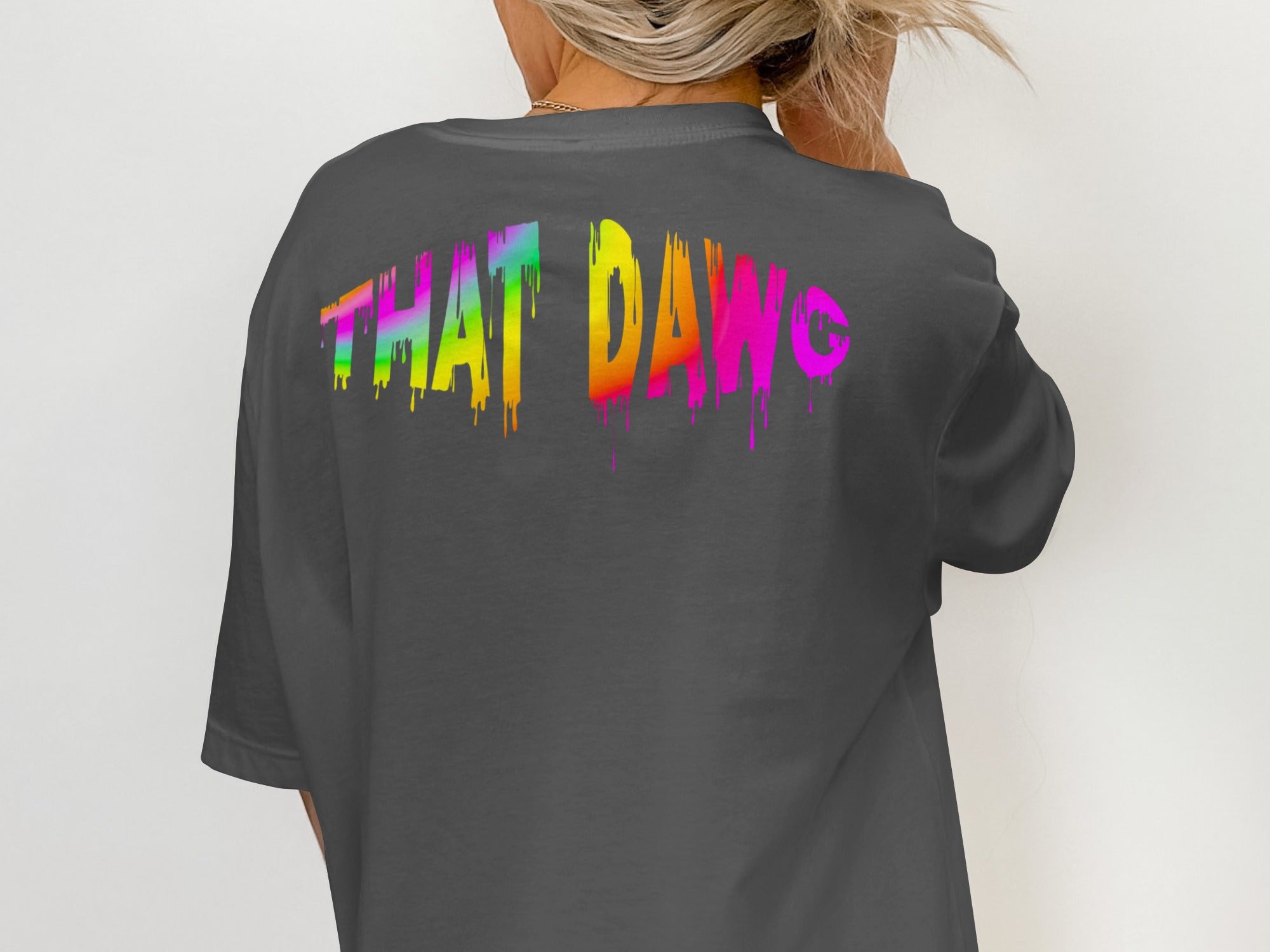 Vibrant Dripping Letters That Dawg Graphic Tee product