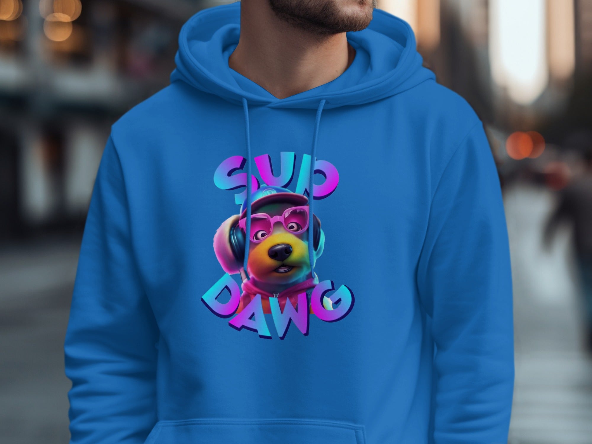Vibrant Suave Dawg Hoodie Unique Streetwear Product