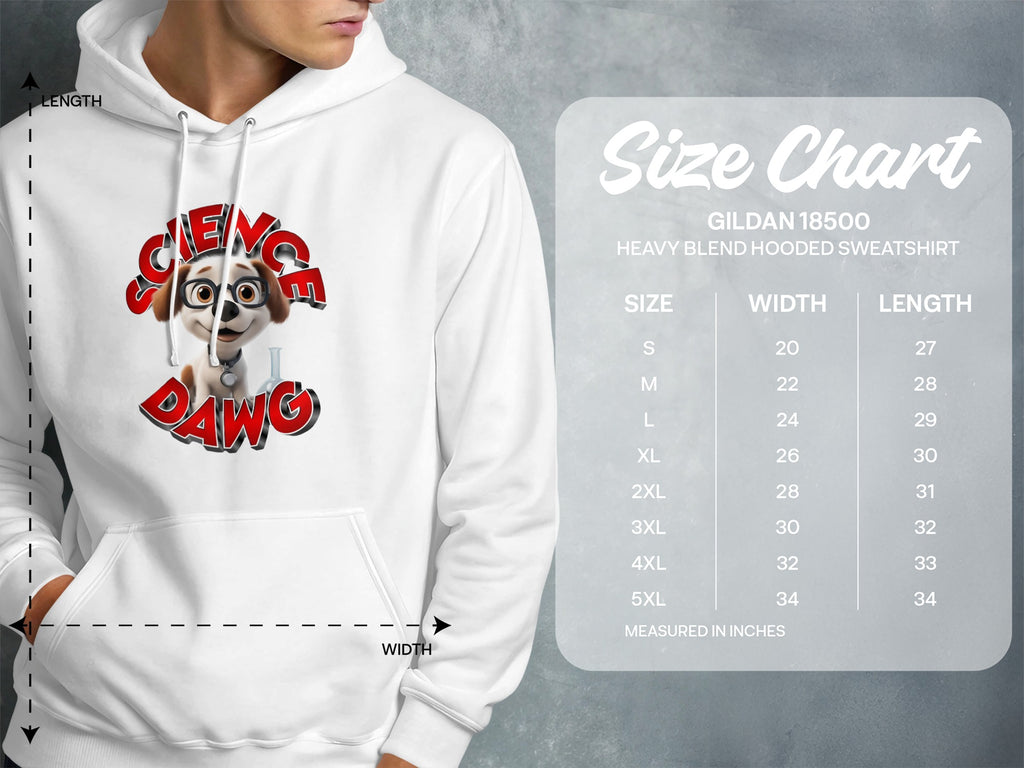 Science Dawg Gildan 18500 Hooded Sweatshirt product