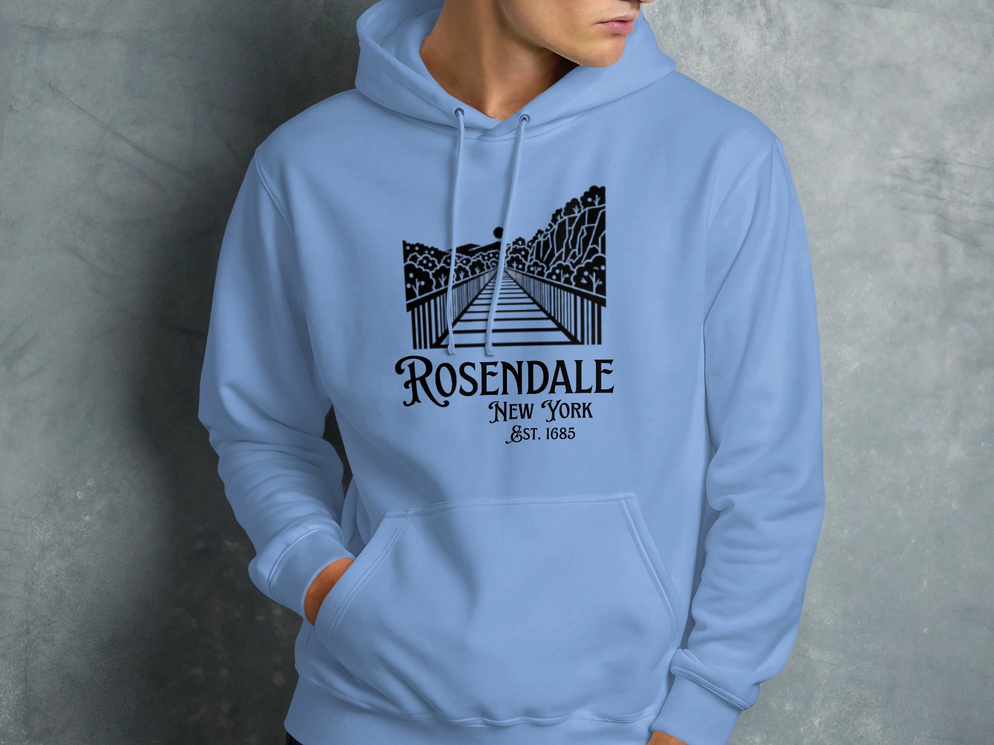 Rosendale New York Est 1685 Graphic Hoodie product
