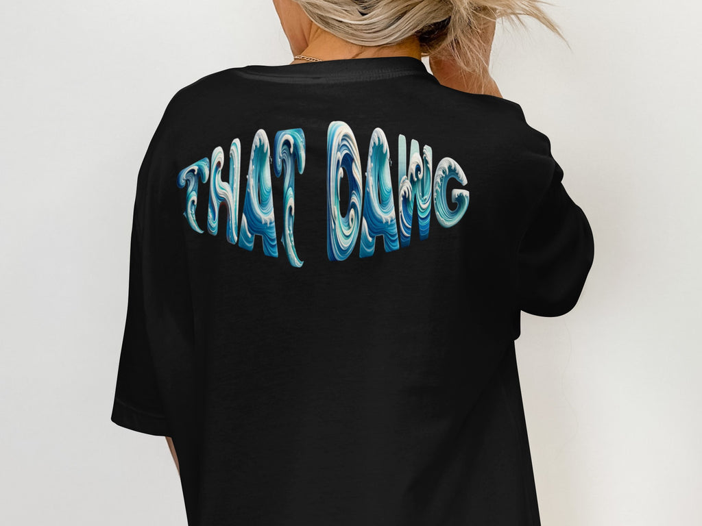 Stylish Black Graphic Art T-Shirt That Dawg Product Type