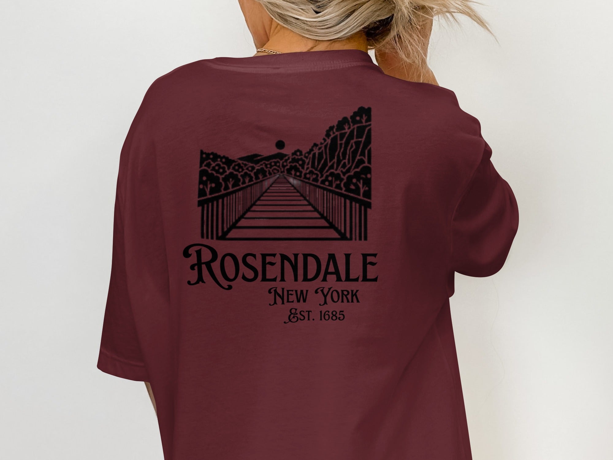 Rosendale New York Est 1685 graphic tee