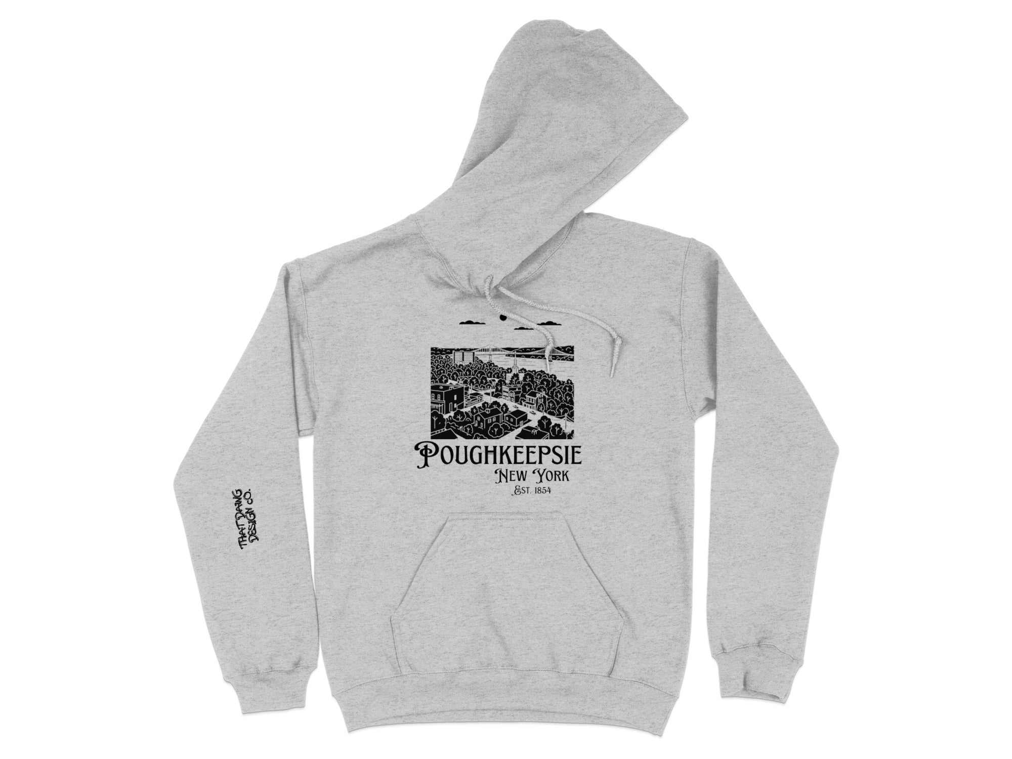 Poughkeepsie New York Est 1686 Graphic Hoodie