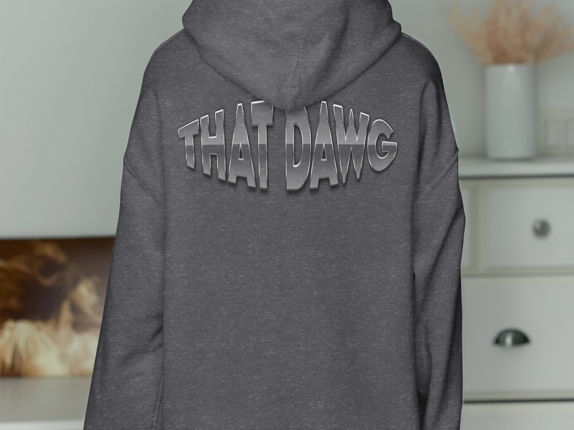 THAT DAWG Hoodie with Stylish Bold Text product type