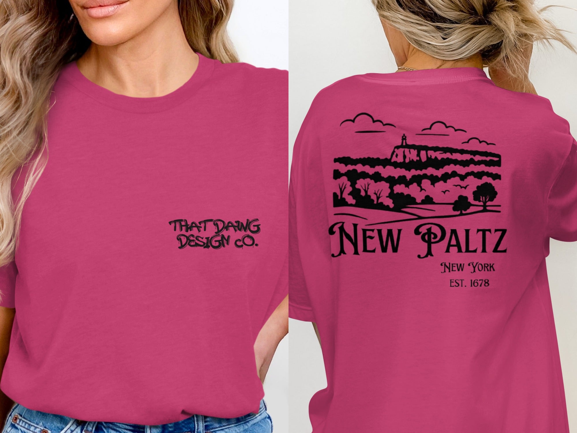 New Paltz Established 1678 Graphic Tee Shirt