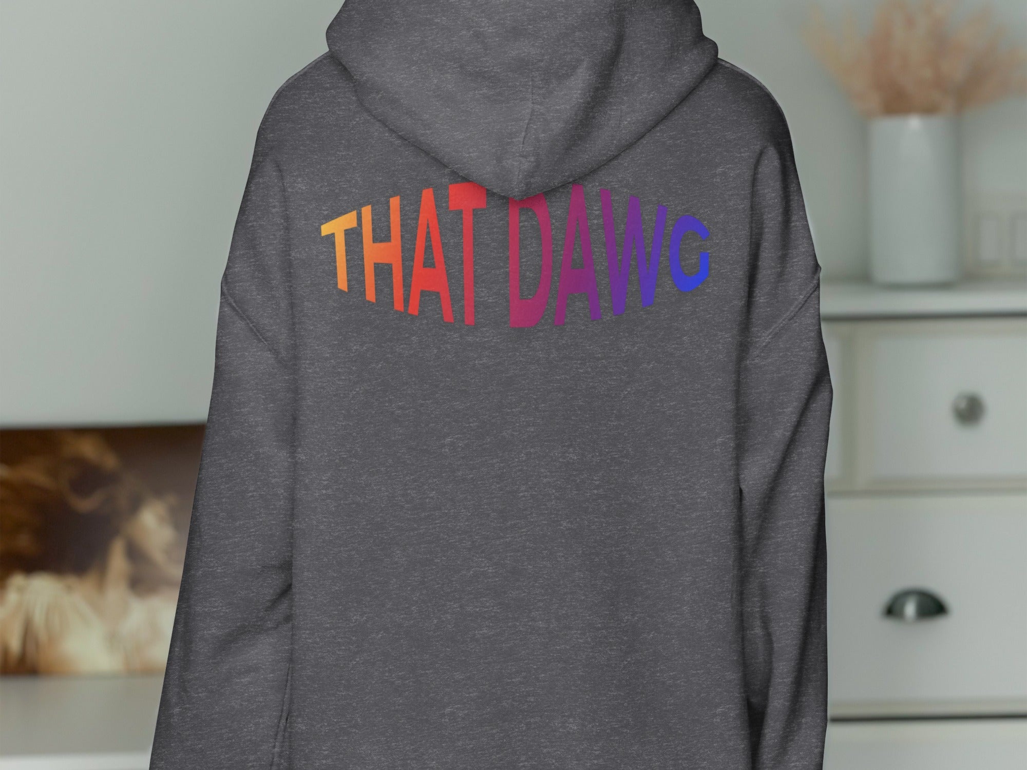 THAT DAWG Gradient Text Design Hoodie product