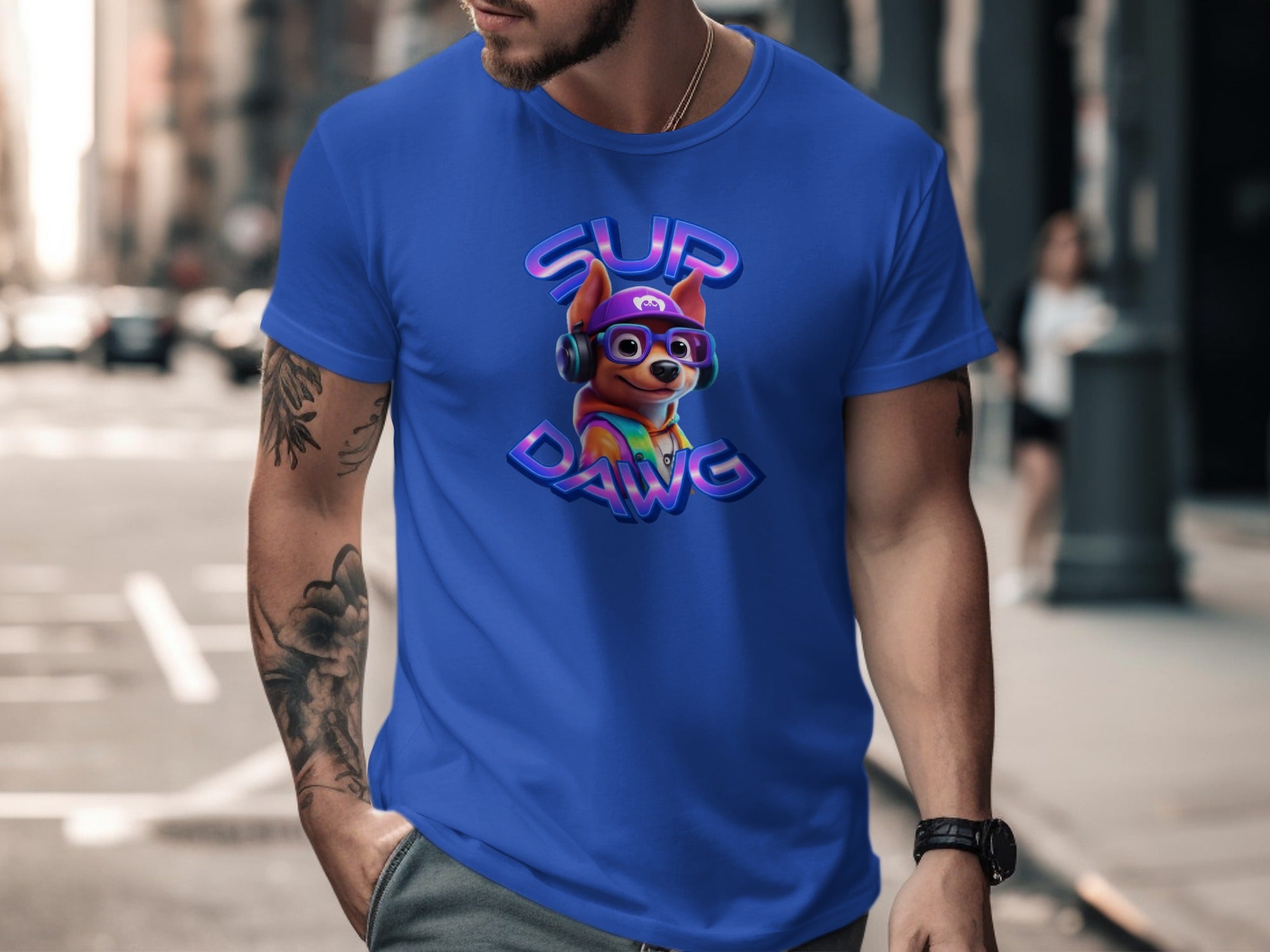 Sup Dawg T Shirt With Cool Dog Graphic Design product