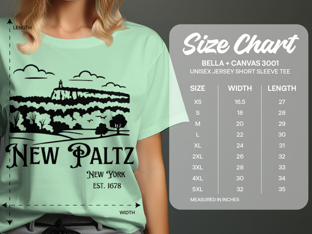 New Paltz New York EST 1678 Unisex Jersey Short Sleeve Tee