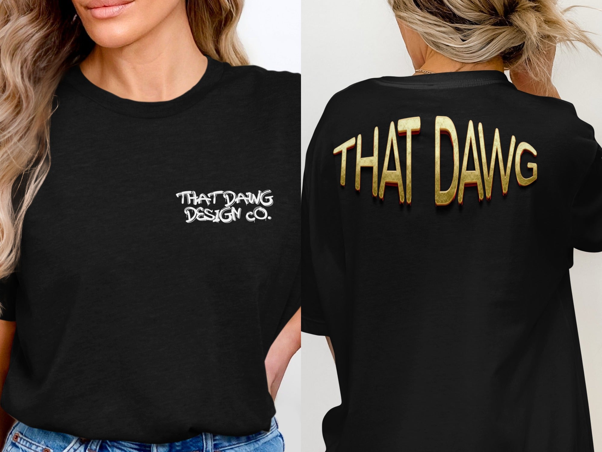 That Dawg Design Co Black That Dawg T-shirt product