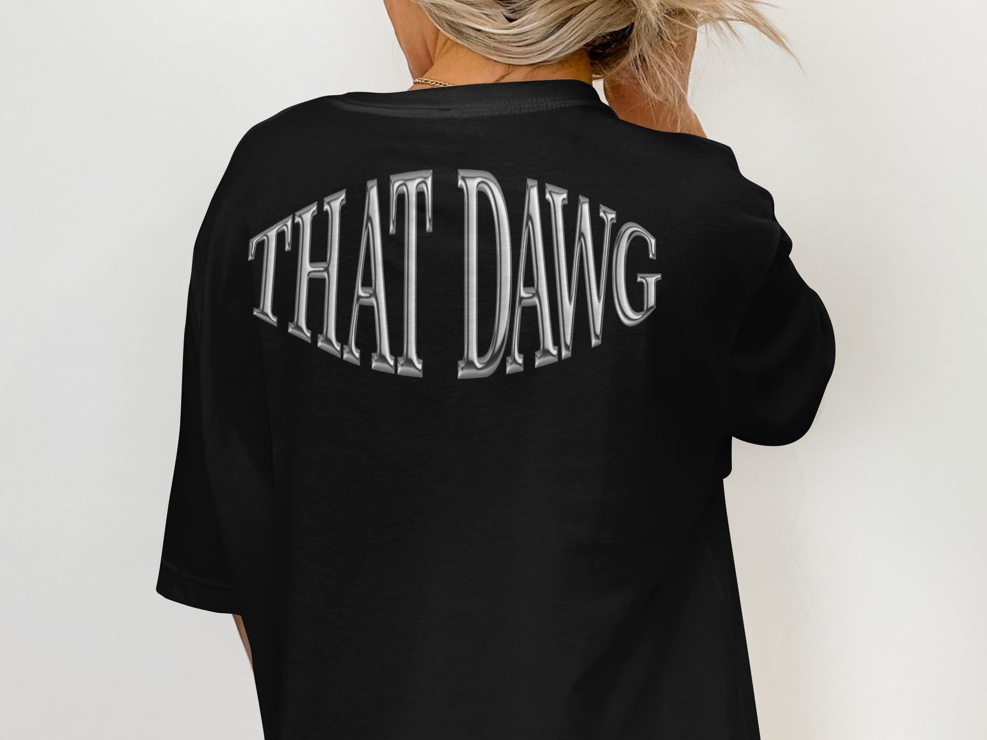 Stylish Black Shirt with THAT DAWG Design shirt