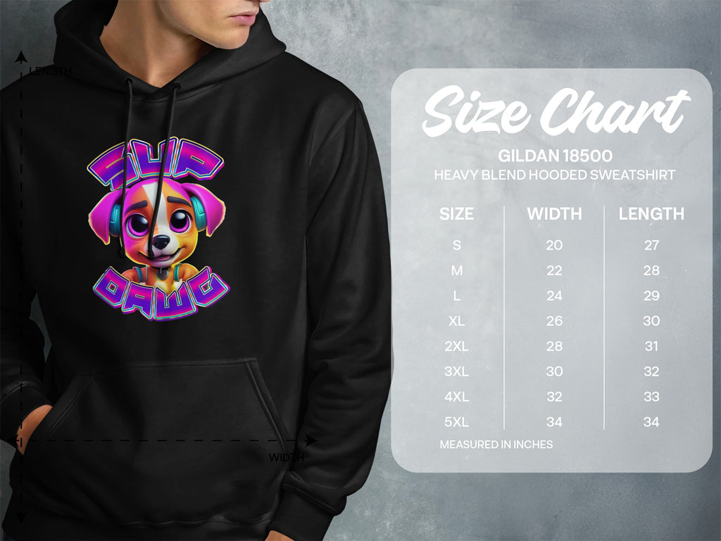 Cool Cute Colored Dog Graphic Hoodie product