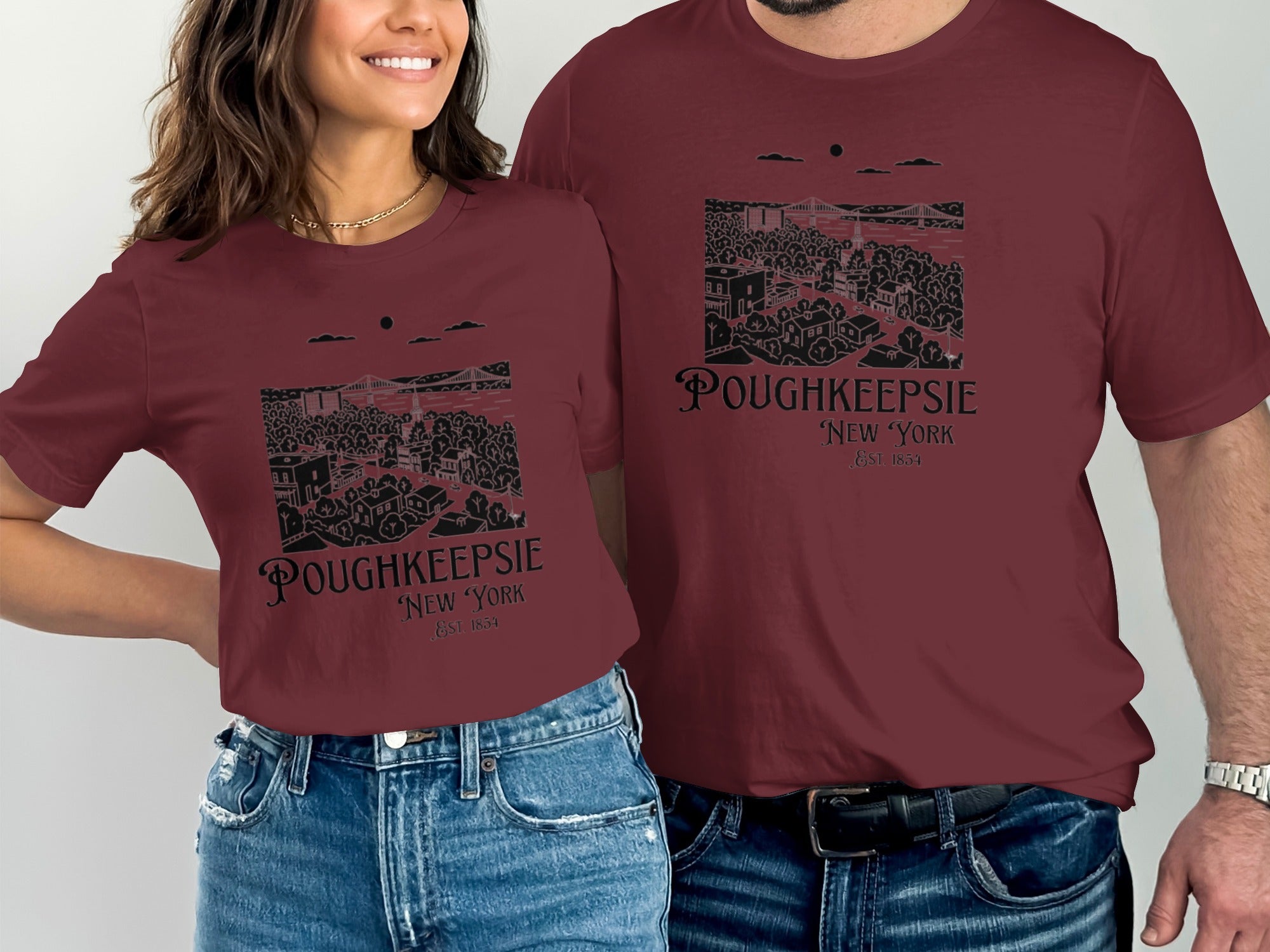 Poughkeepsie New York Est 1683 Graphic Tee product