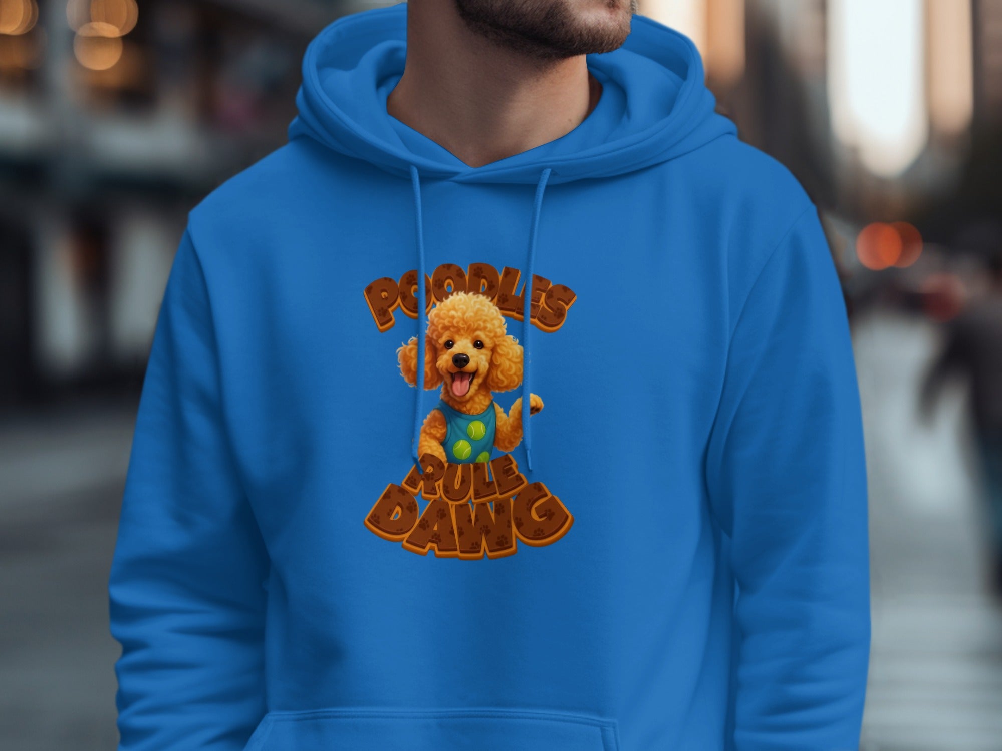 Poodles Rule Dawg Graphic Design Hoodie