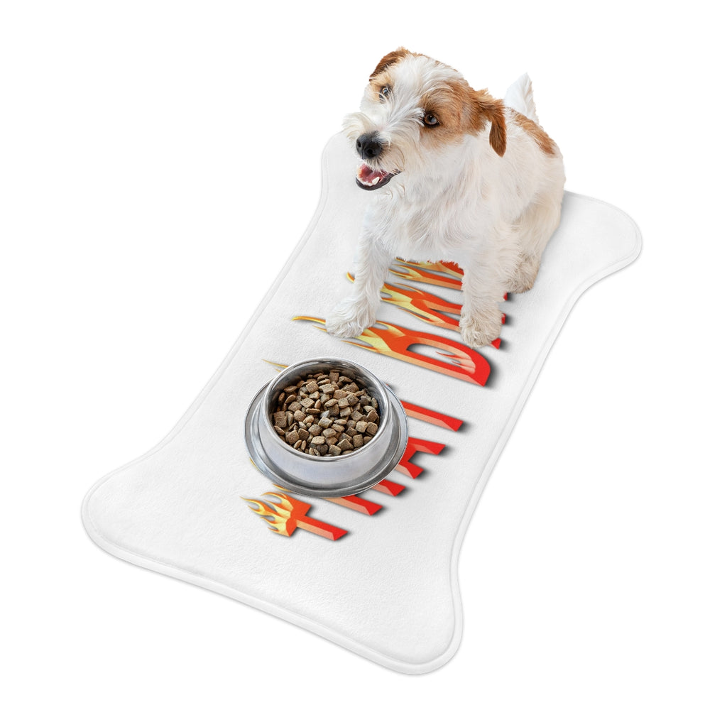 They Bite Dog Bone Placemat for Your Pup
