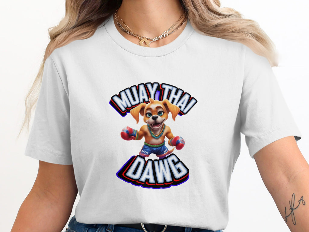 Muay Thai Dawg Graphic Tee Shirt