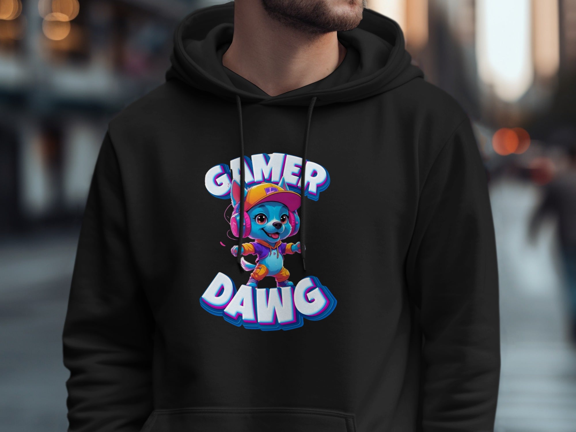 Gamer Dawg Cool Streetwear Unique Hoodie product