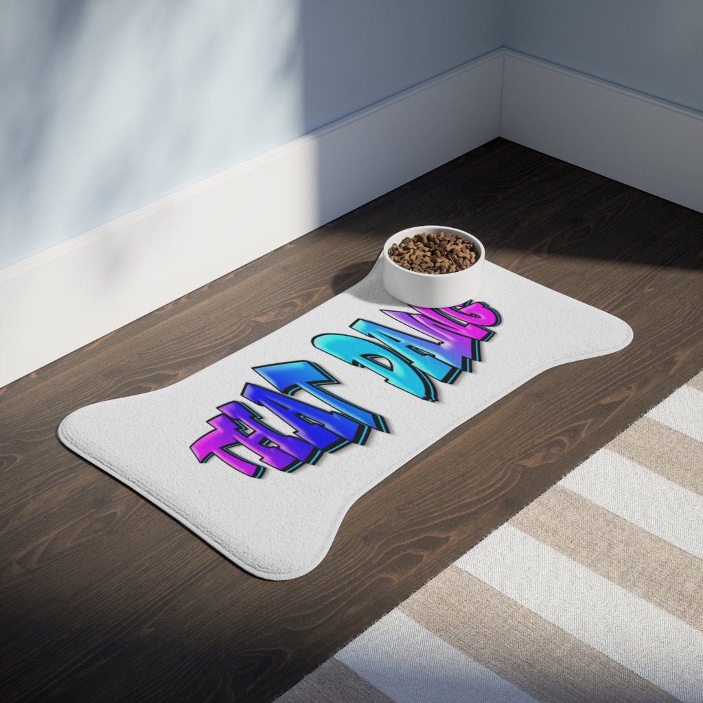 Vibrant Fat Dawg Design Custom Fitted Pet Mat