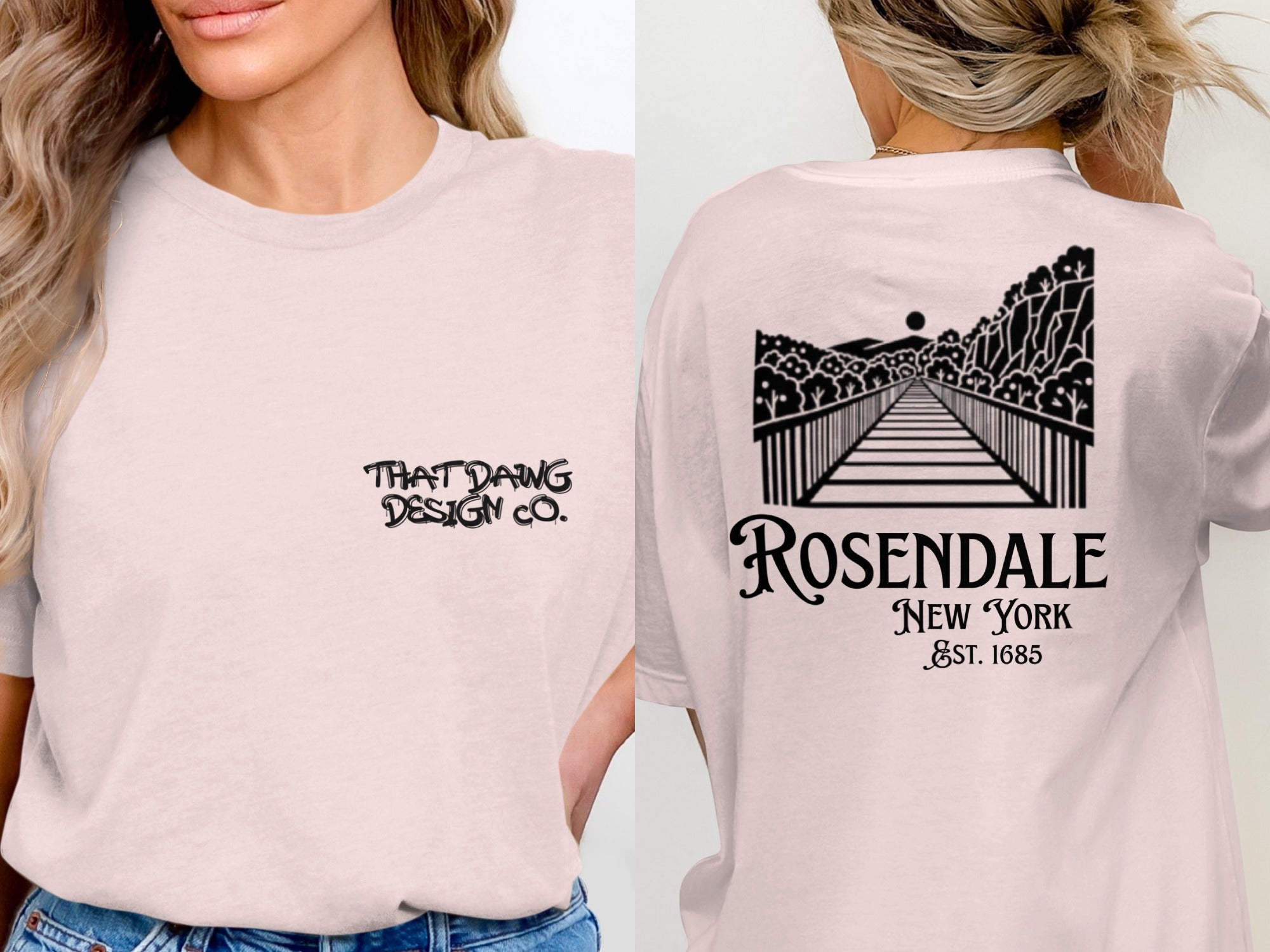 Rosendale New York Est 1685 Graphic Tee