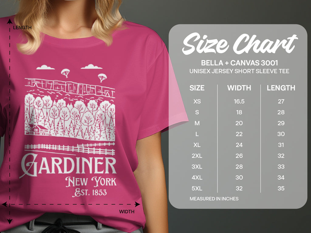 Gardiner New York EST 1853 Unisex Jersey Tee