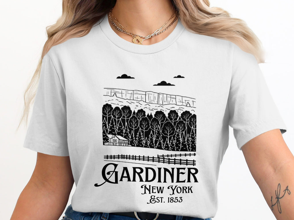 Gardiner New York Est 1853 Scenic Graphic T-shirt