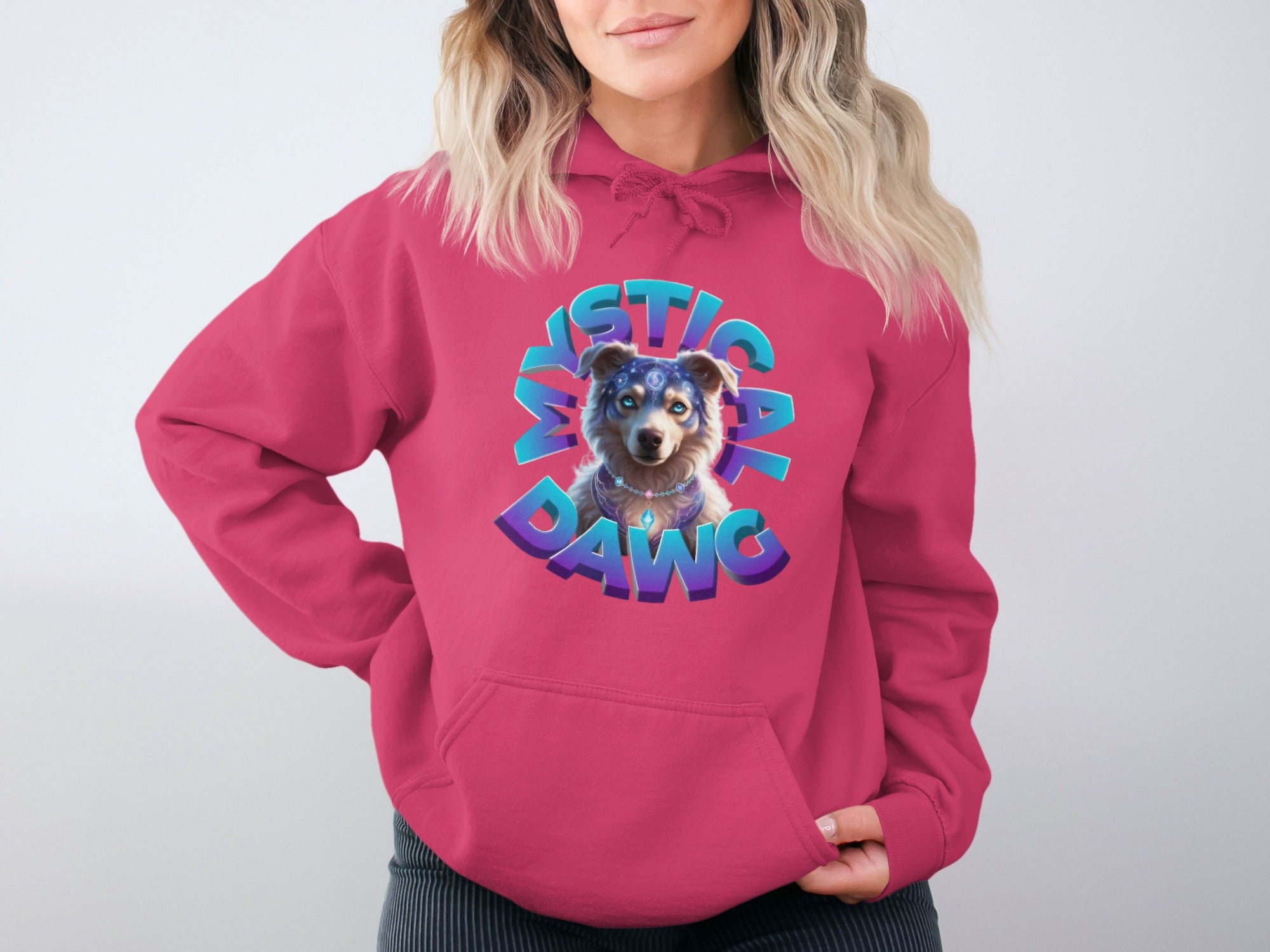 Mystical Dawg Graphic Hoodie for Unique Fashion product