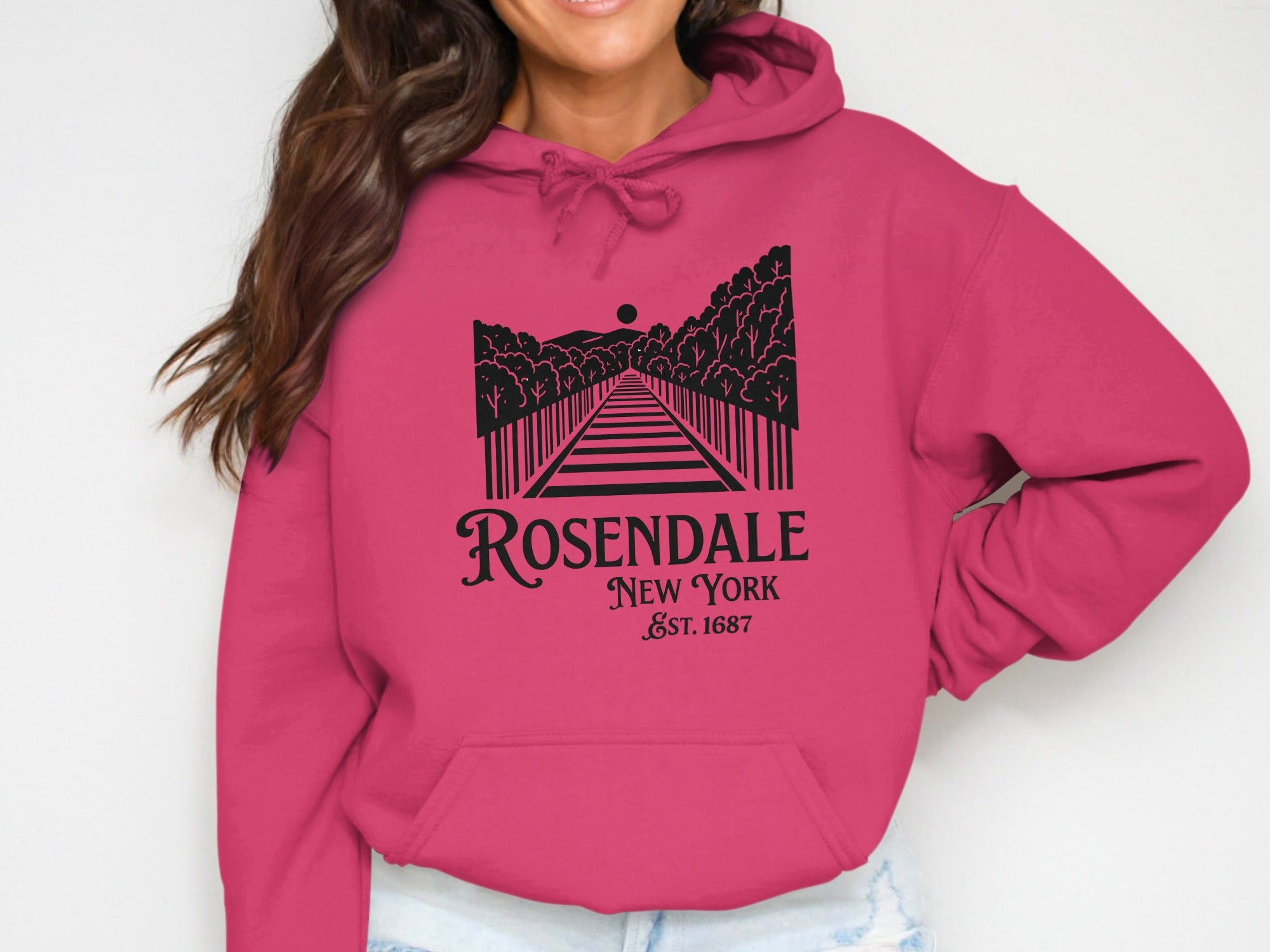 Rosendale New York Est. 1687 Graphic Hoodie