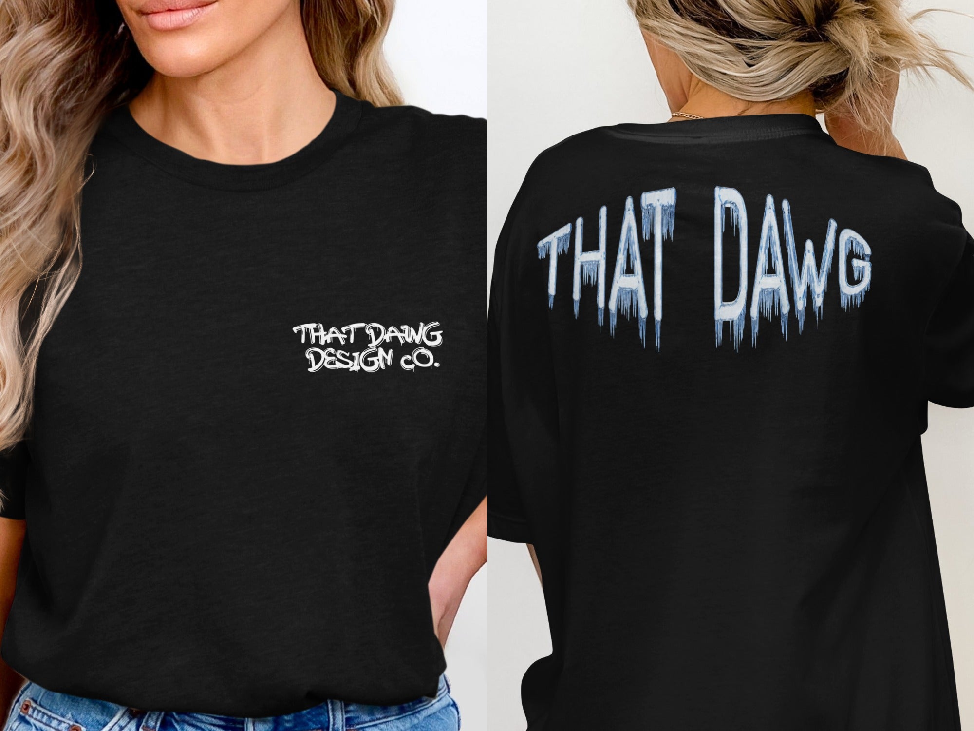 That Dawg Design Co Black and White T-Shirt product type