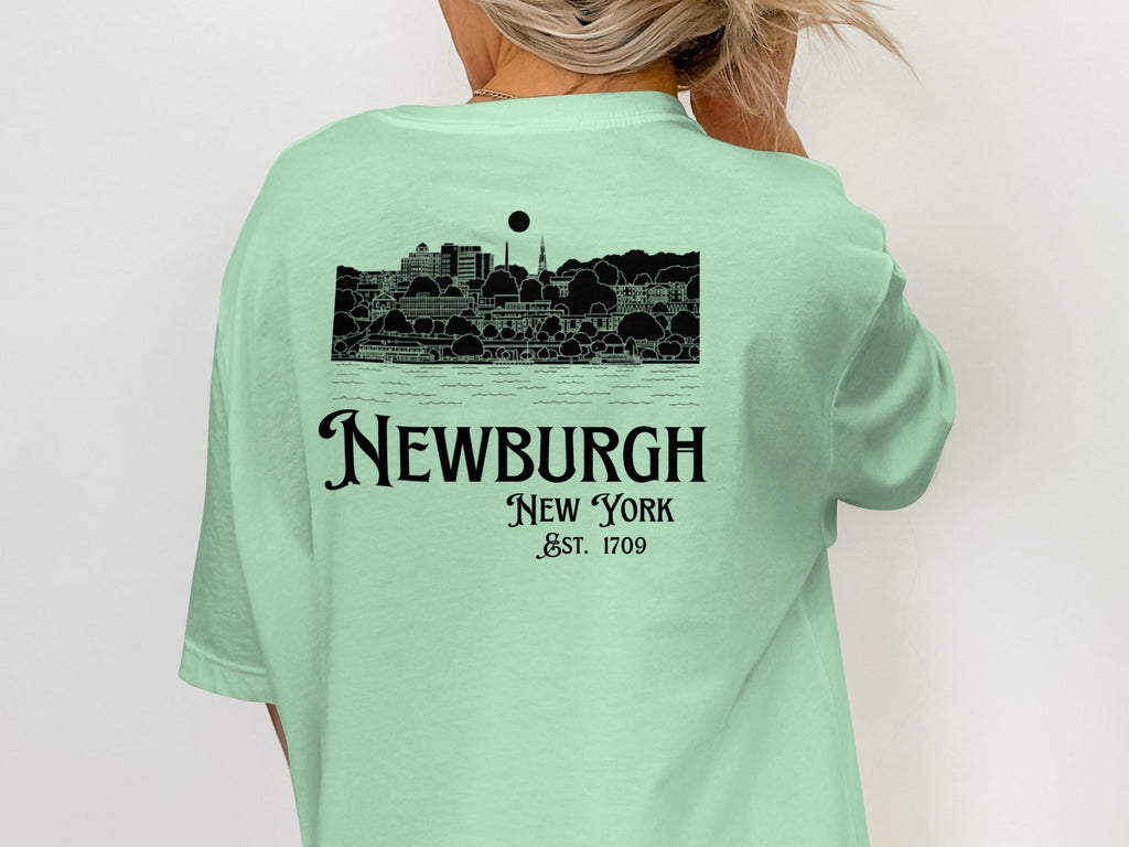 Newburgh New York Est 1709 Graphic Tee Shirt