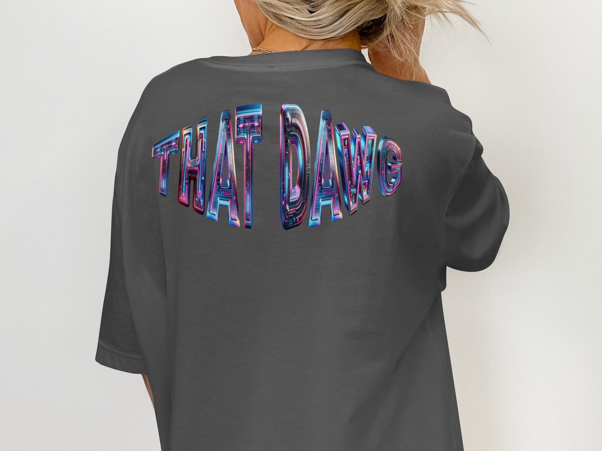 Vibrant Graphic Print THAT DAWG Design T-shirt product type