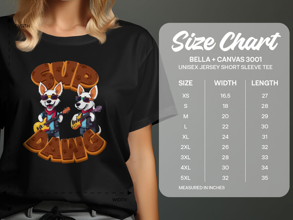 Cool Dog Band Graphic Printed T-shirt Unisex Tee