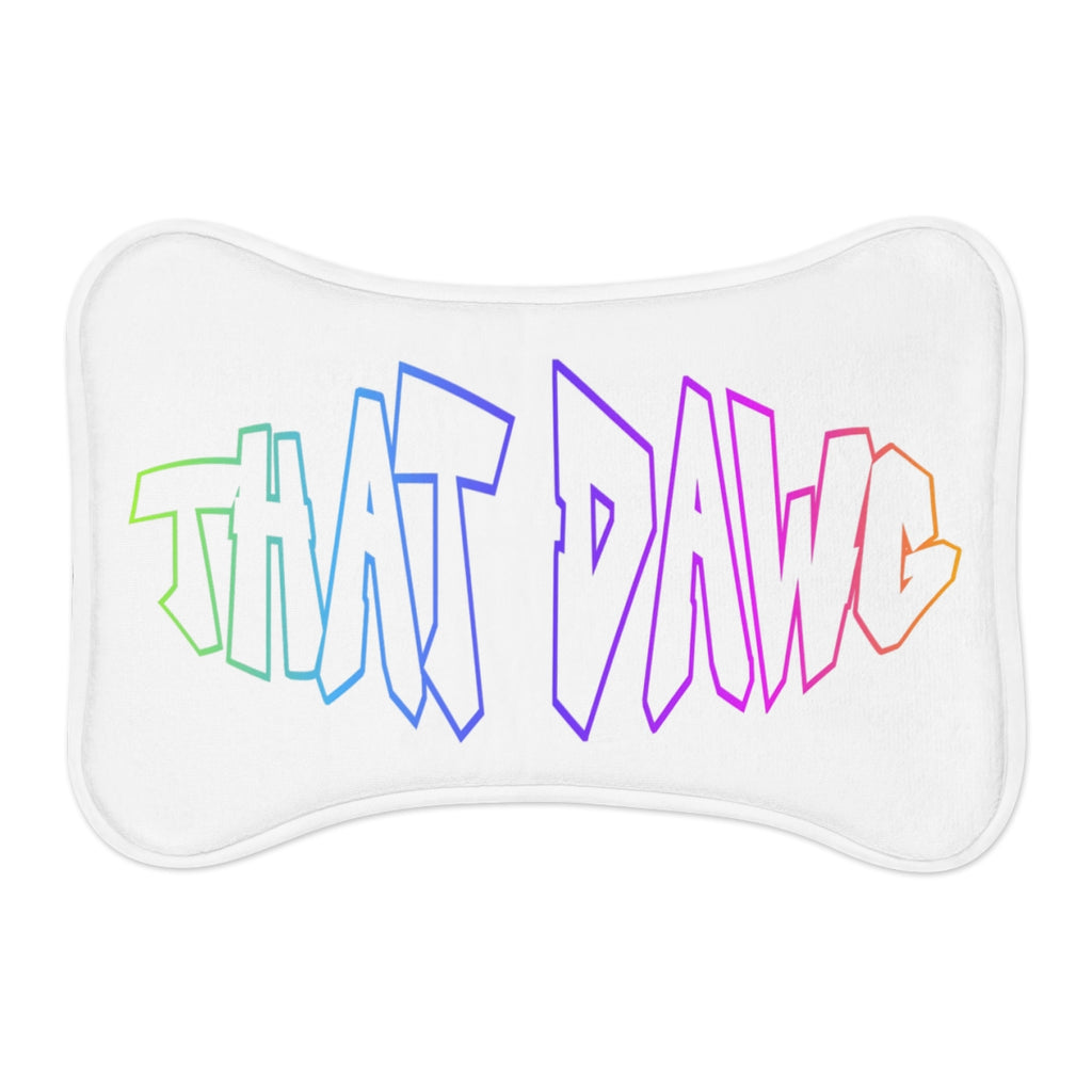 THAT DAWG Rainbow Graffiti Design Pillow Product