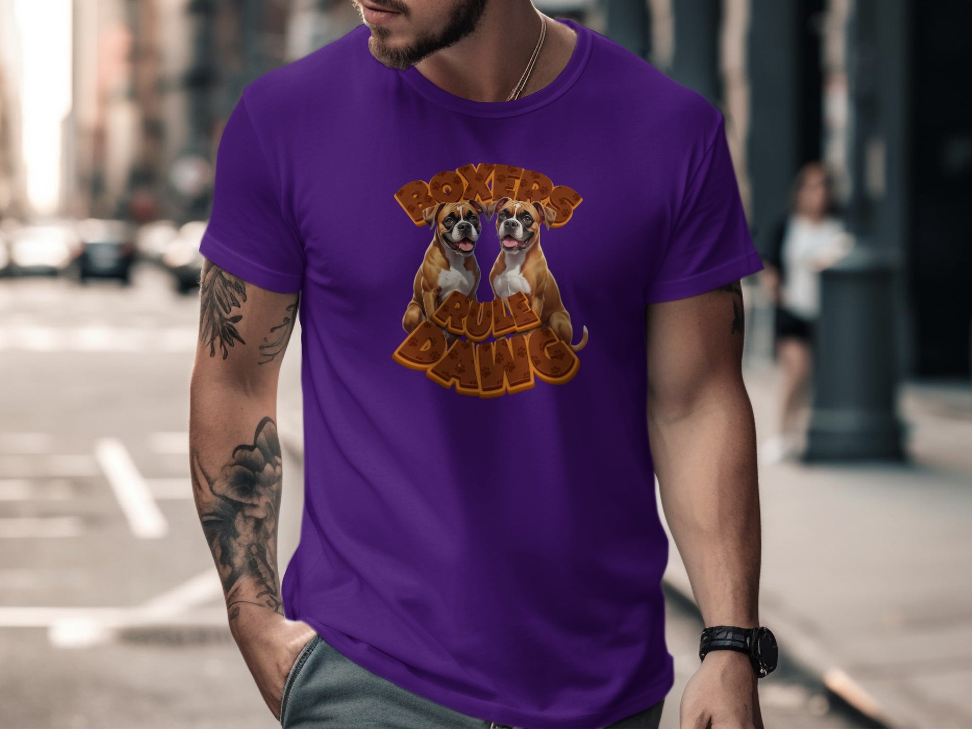 Boxers Kruel Dawg Graphic Tee For Pet Lovers Product