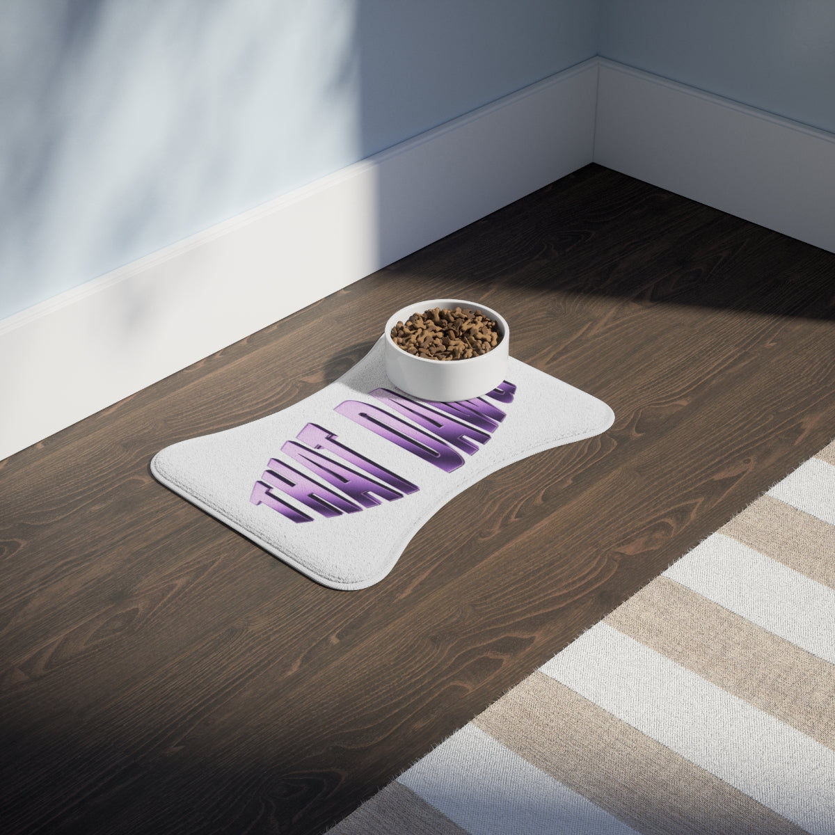 That Dude Pet Food Mat For Dogs And Cats