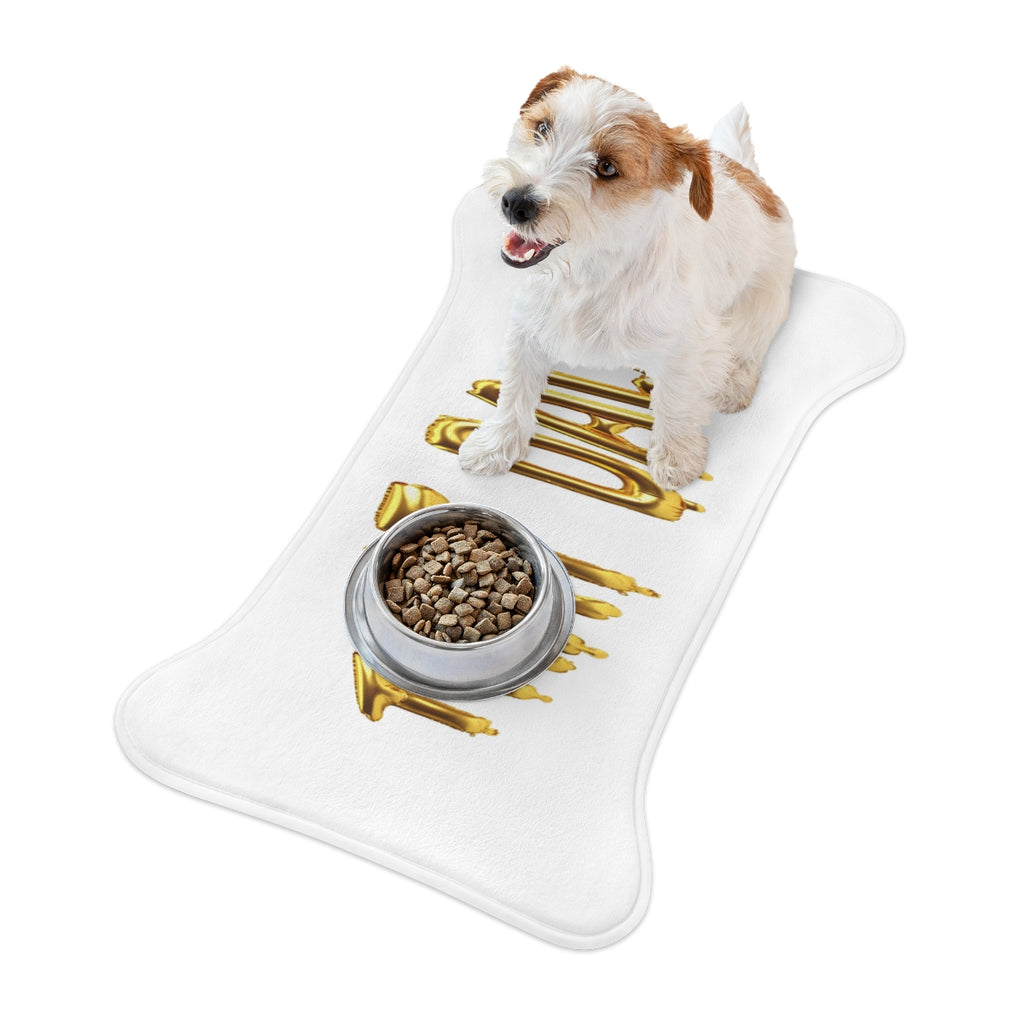 Stylish Dog Feeding Mat with Bowl Holder Product