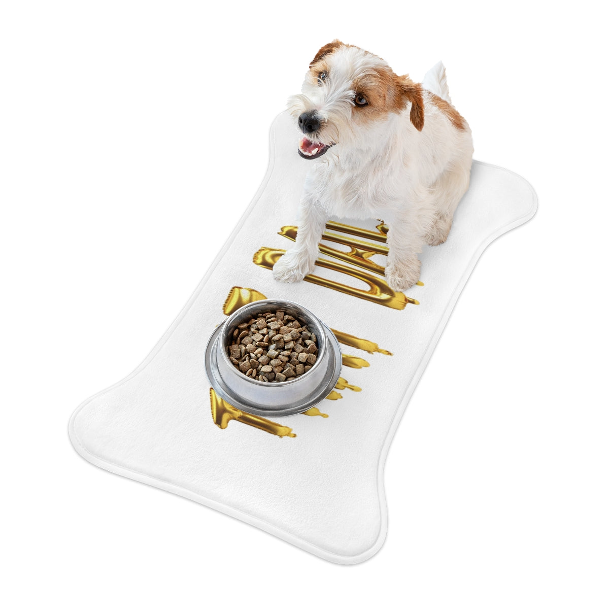 Stylish Dog Feeding Mat with Bowl Holder Product