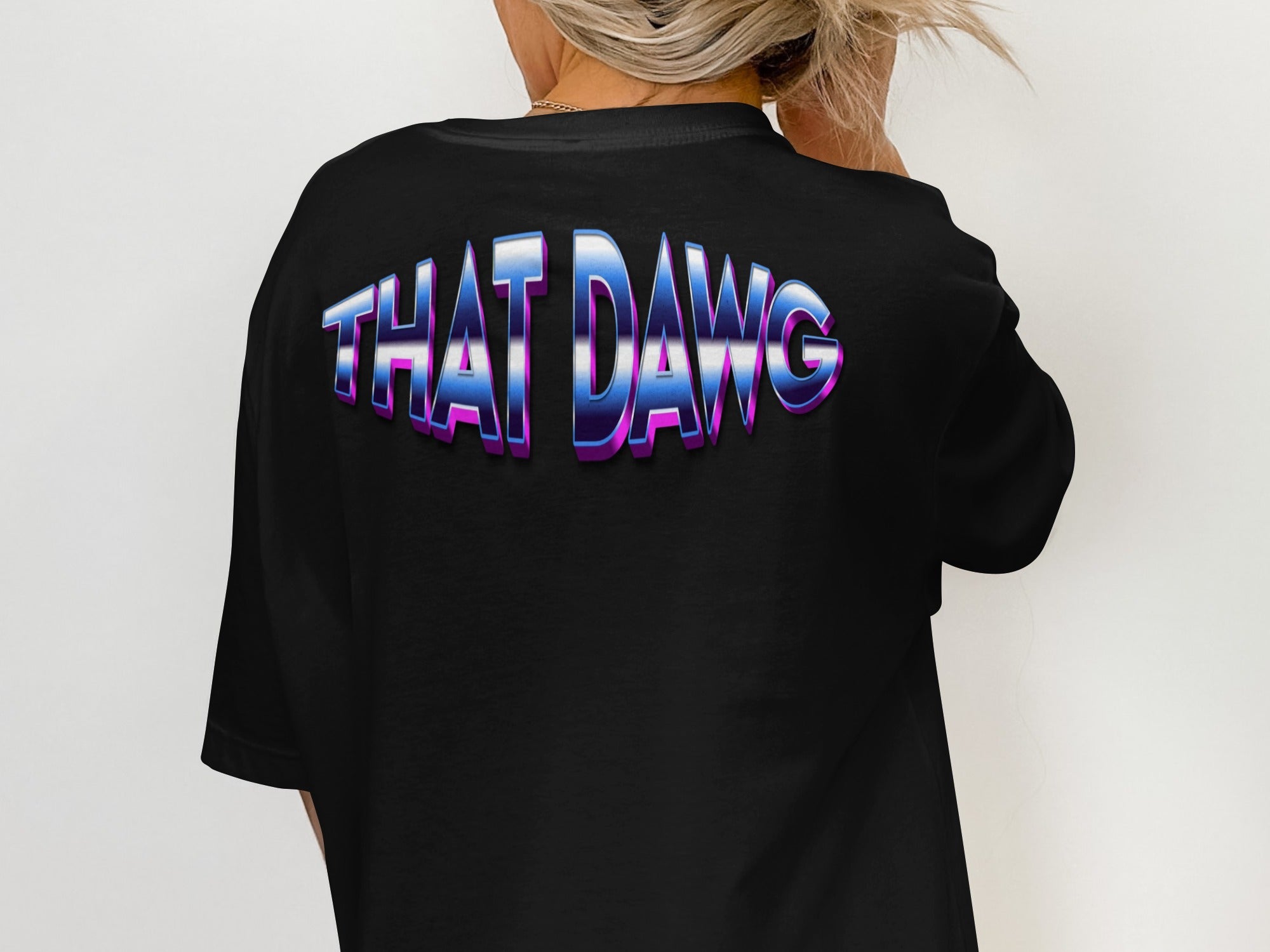 THAT DAWG Graphic Back Print Casual Shirt product
