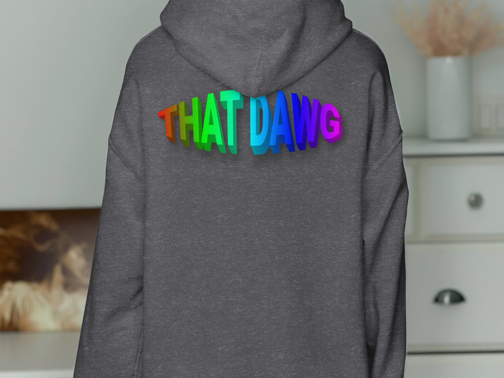 THAT DAWG Graphic Print Hooded Sweatshirt product