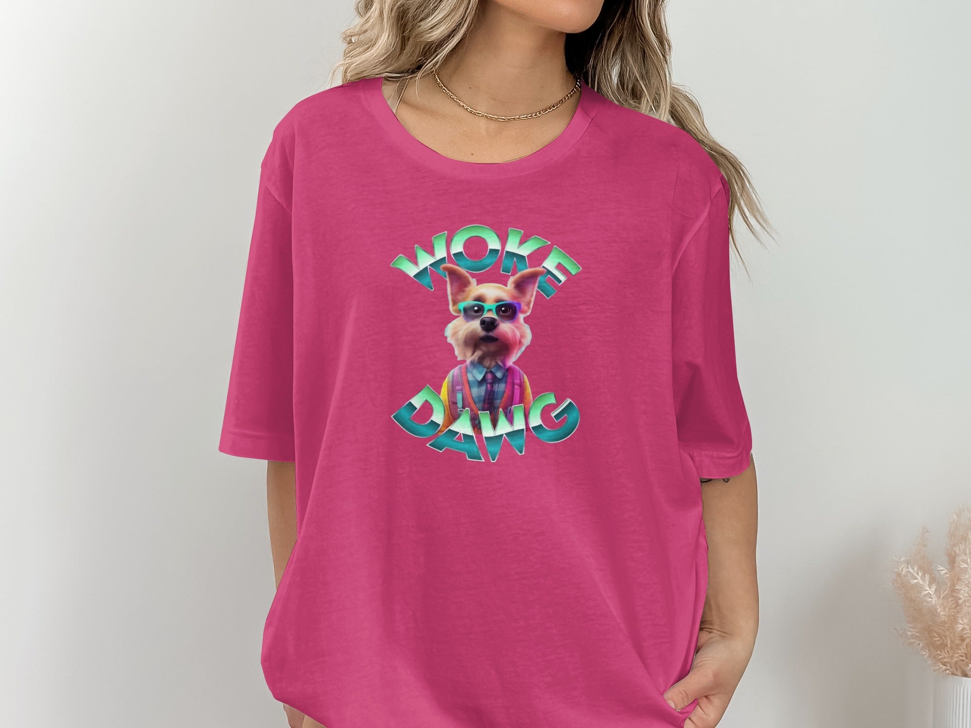 Woke Dawg Graphic Cute Fashion Statement T-shirt