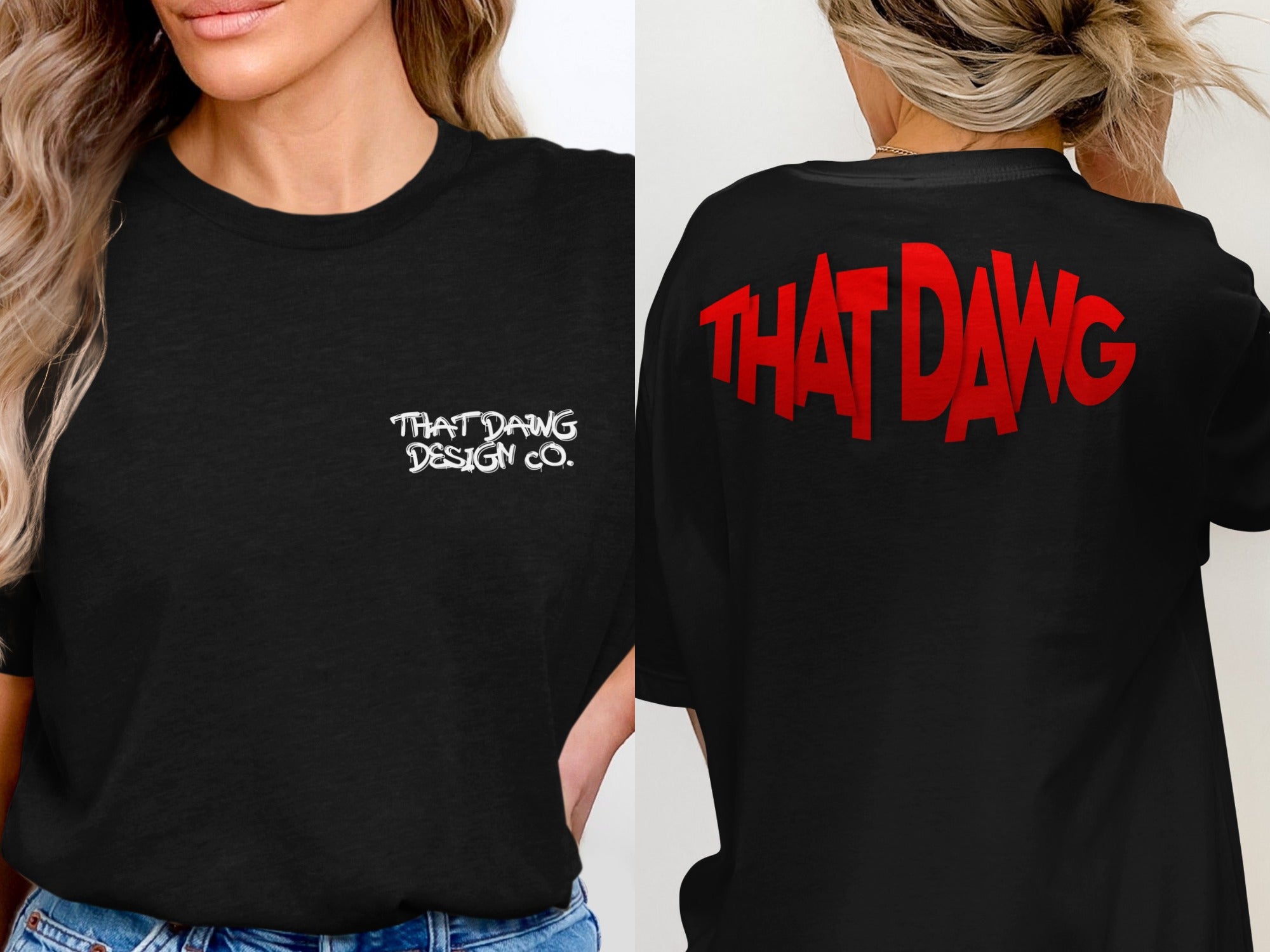 Stylish Black That Dawg Design Co T-Shirt product type