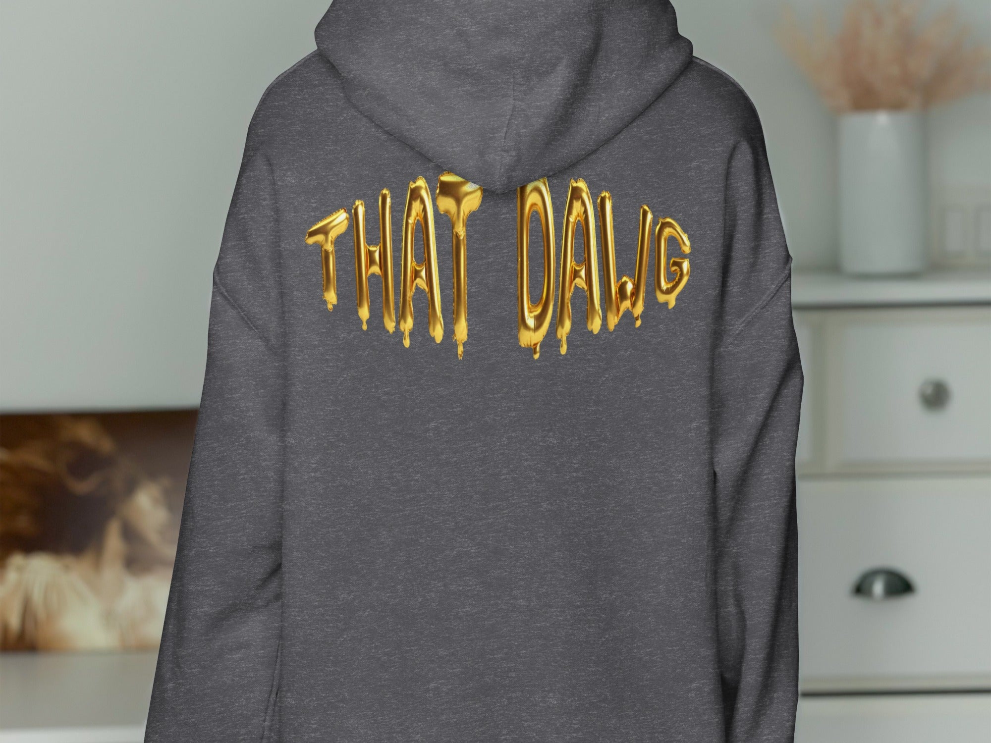 THAT DAWG Gray Hoodie Casual Wear Product Type