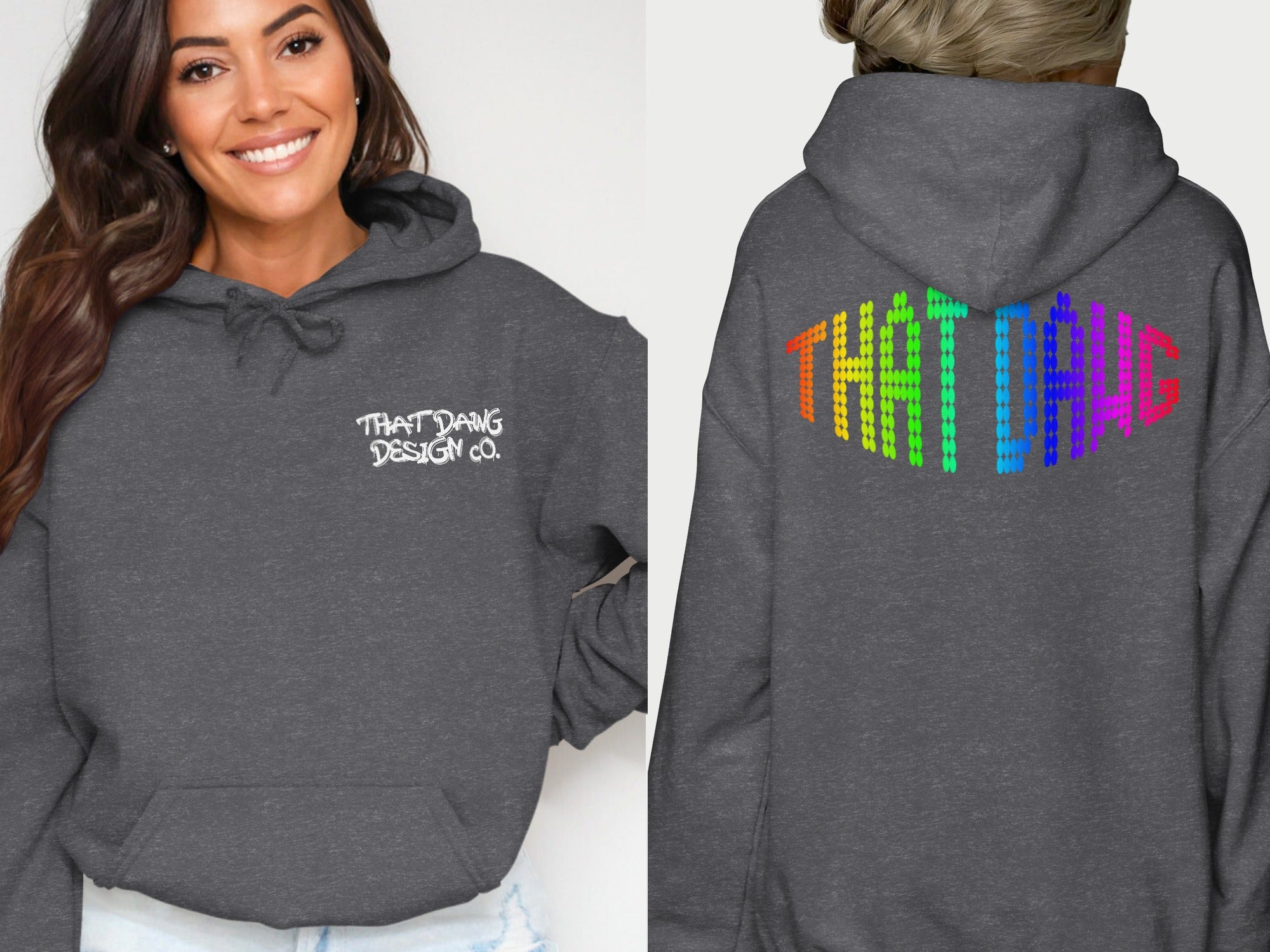 Stylish Graphic Hoodie with Colorful Back Print product type