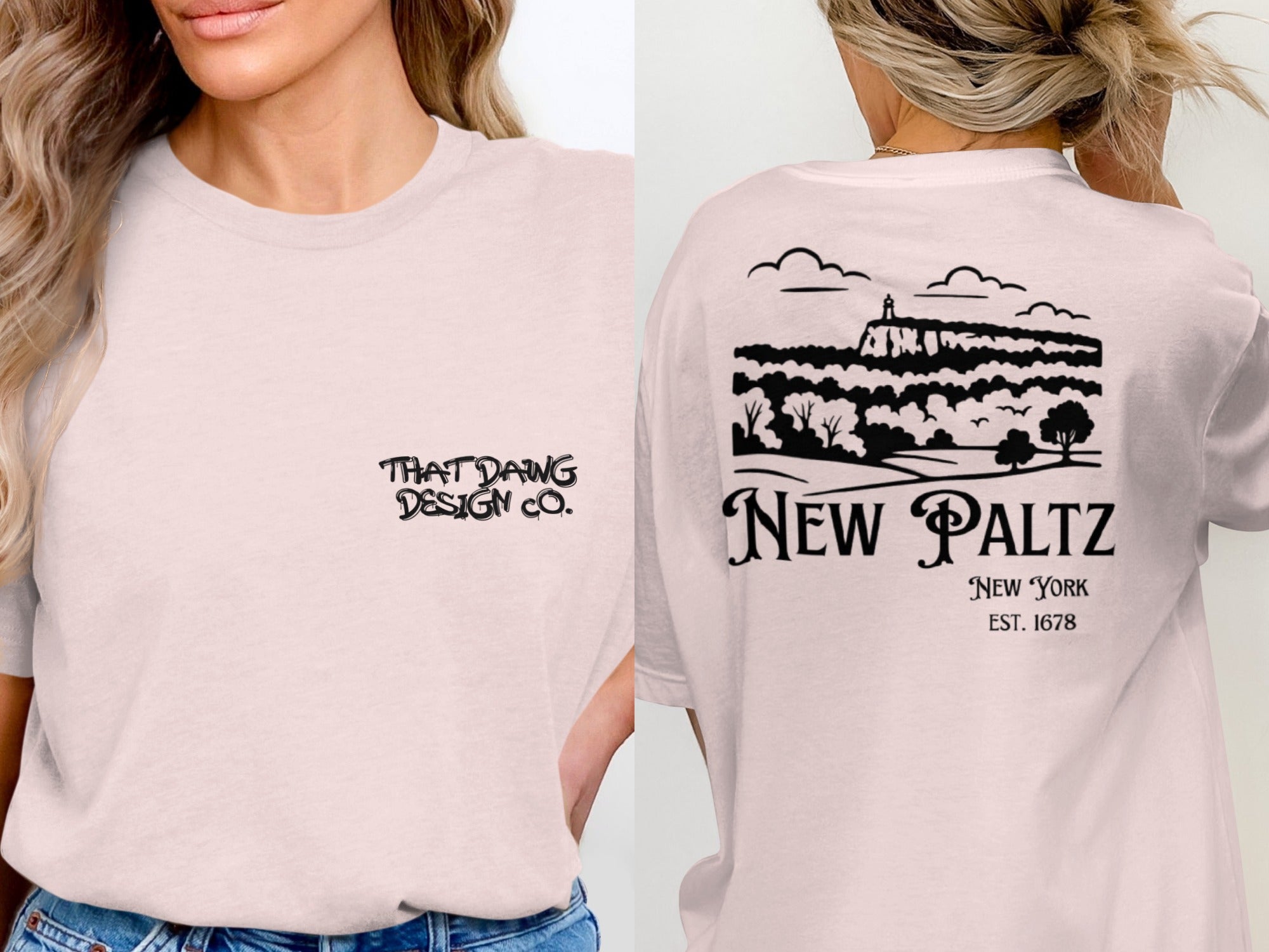 New Paltz That Dang Design Co. New York T-Shirt