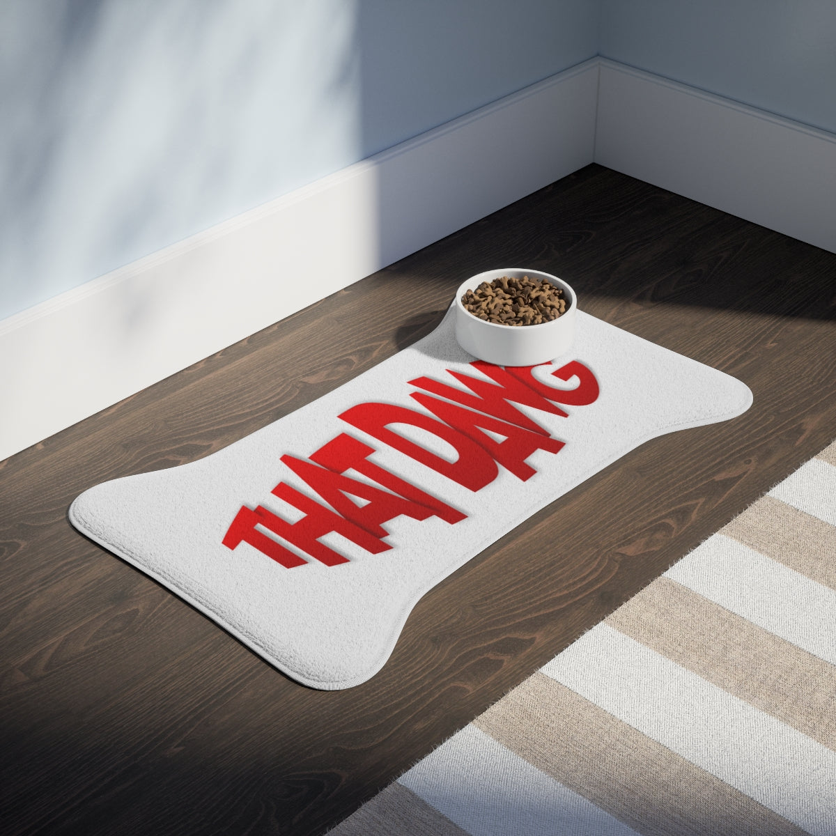 THAT DANG Stylish Pet Feeding Mat Rug