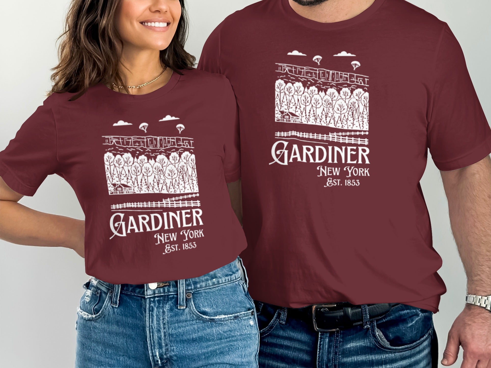 Gardiner New York Est. 1853 Graphic Tee Shirt