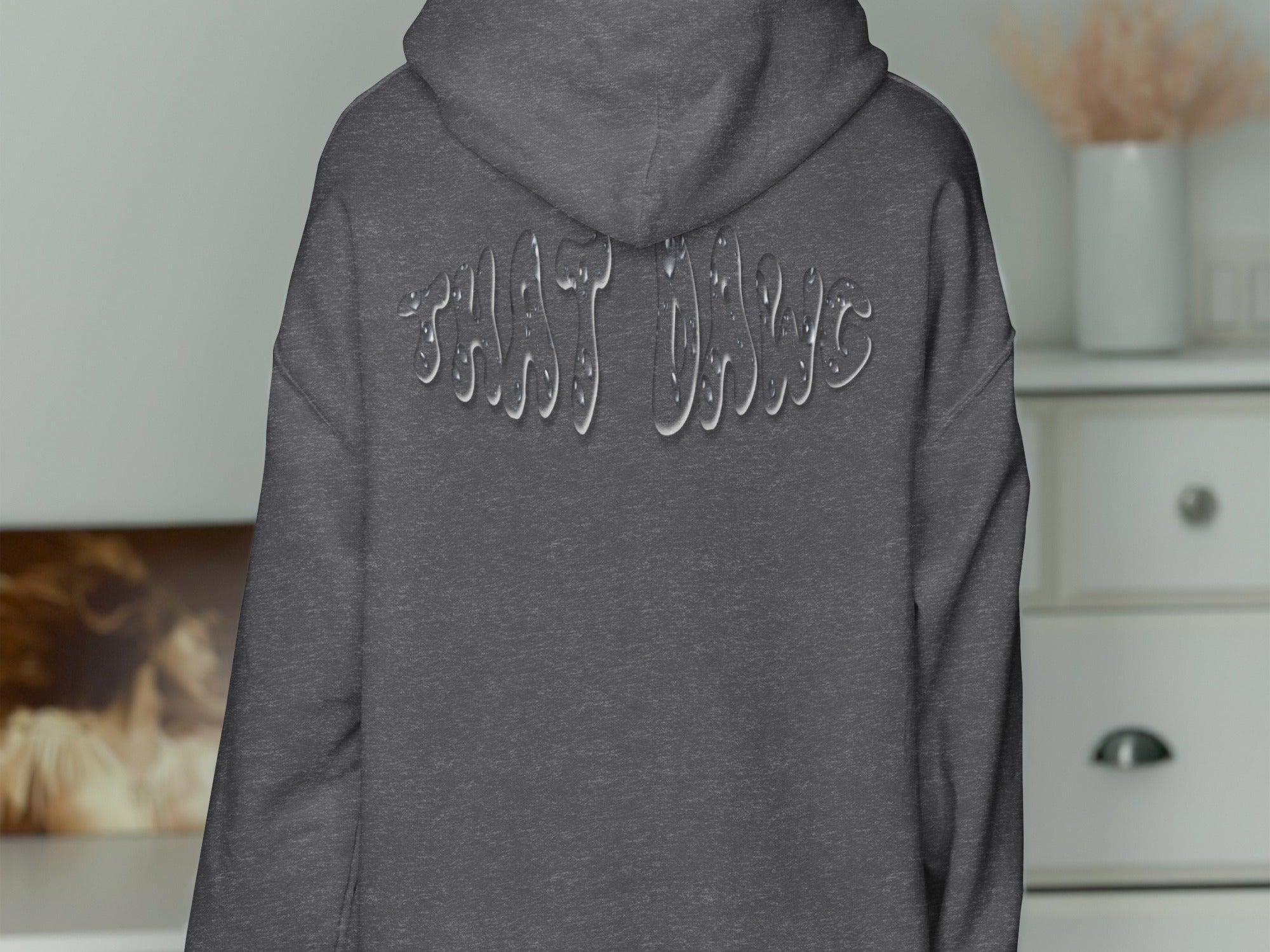 Unique Graphic Design Charcoal Grey Hoodie product