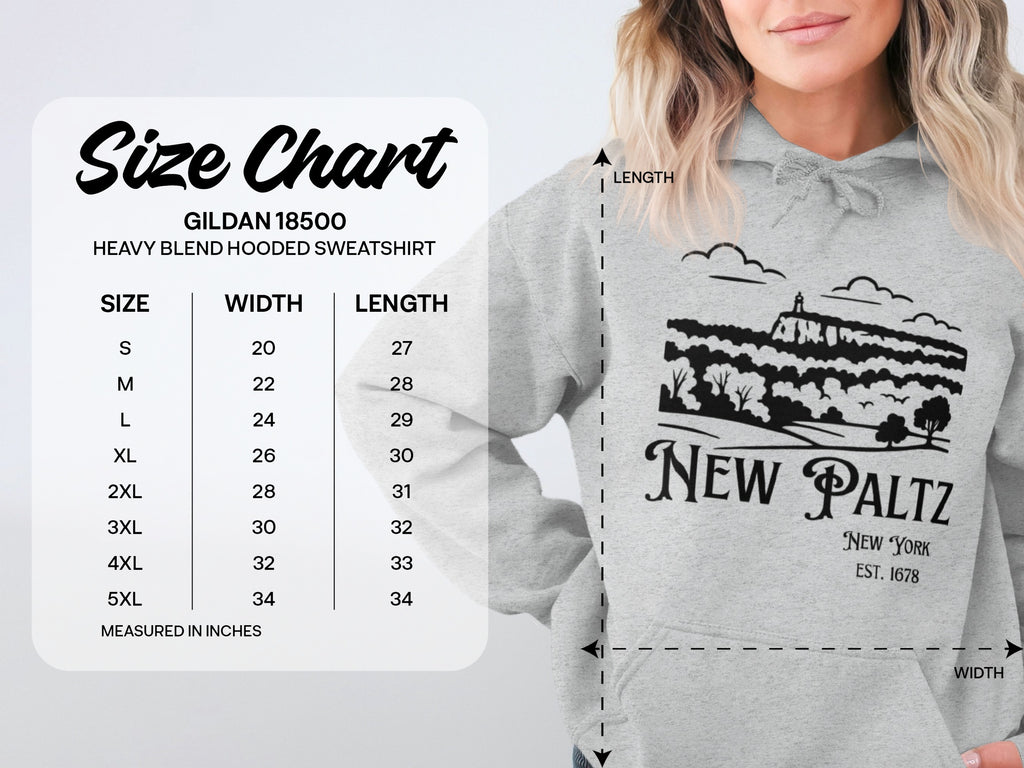 Scenic New Paltz Established 1678 Hoodie