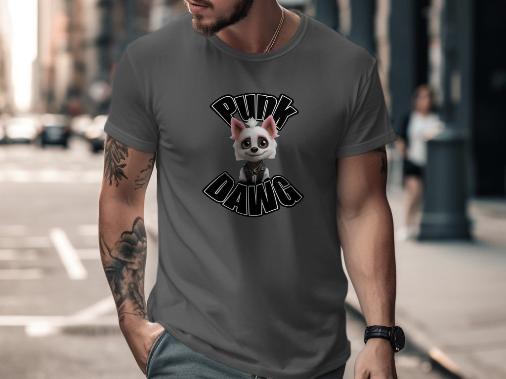 Punk Dawg Cool Trendy Graphic Tee Shirt Product